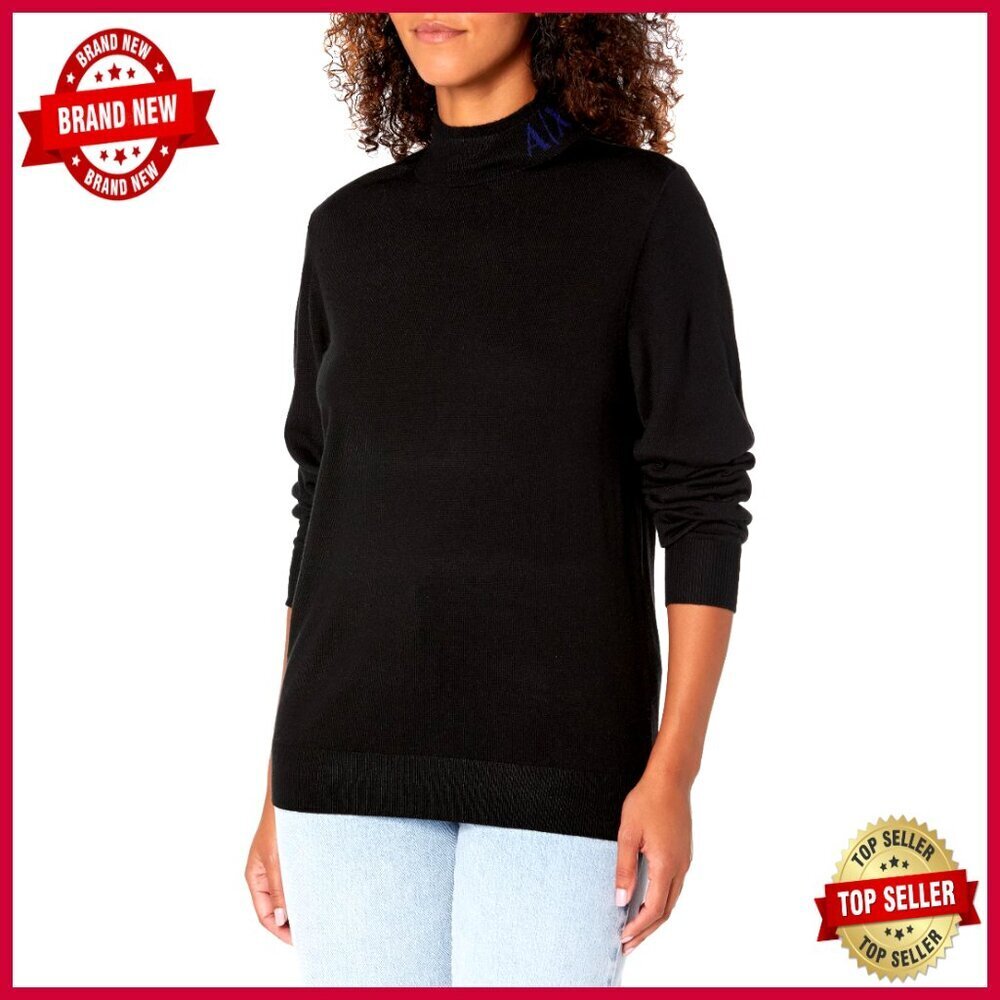 Merino Wool Blend Turtleneck Sweater Long Sleeve Pullover Fall